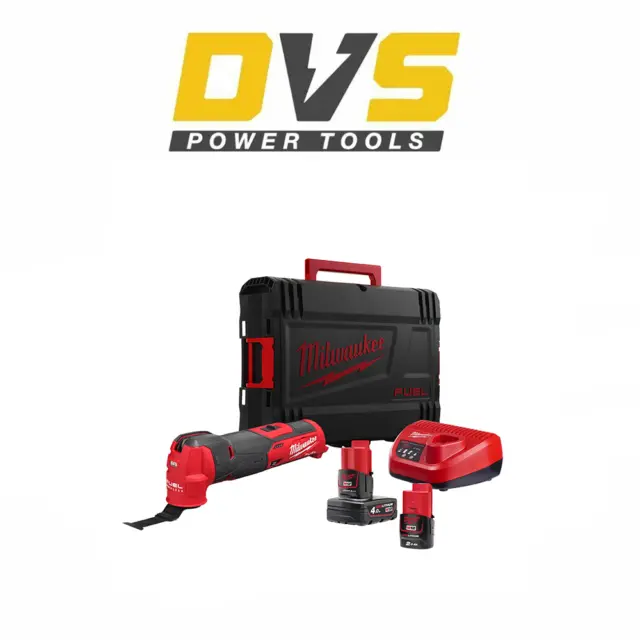 Kit de herramientas múltiples oscilantes de combustible Milwaukee M12FMT-422X 12V 1x4.0Ah 1x2.0Ah M12