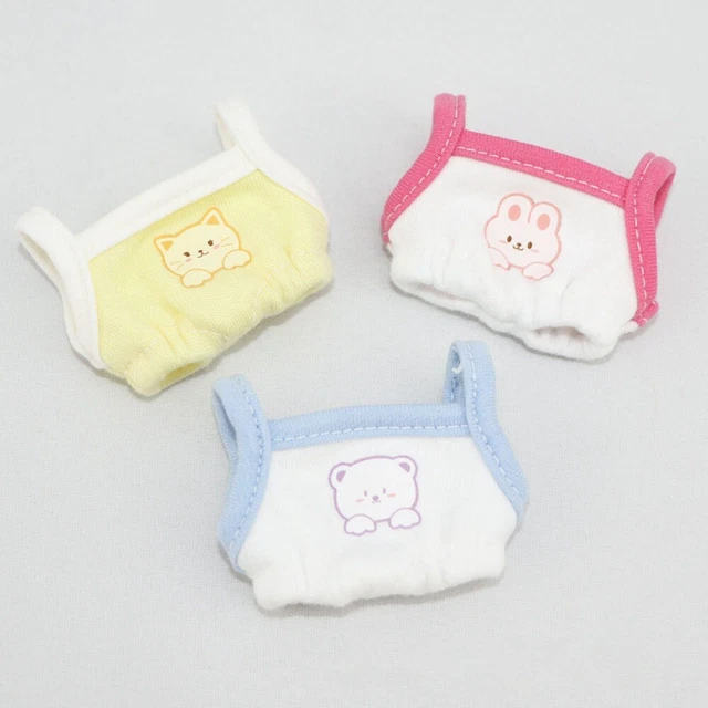 Cotton Sling Shorts Multistyles Doll Dress Up One Piece Clothes for DollHouse