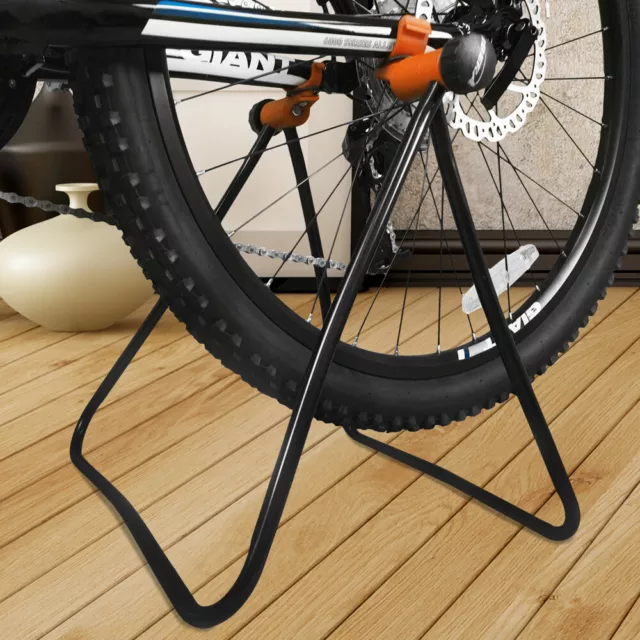 Ibera Utility Bike Stand Foldable Bicycle Repair Rack Wheel Hub Parking Storage