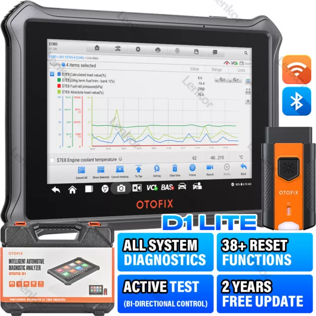 2024 OTOFIX D1 Lite Valise Outils diagnostics Systèmes Complète