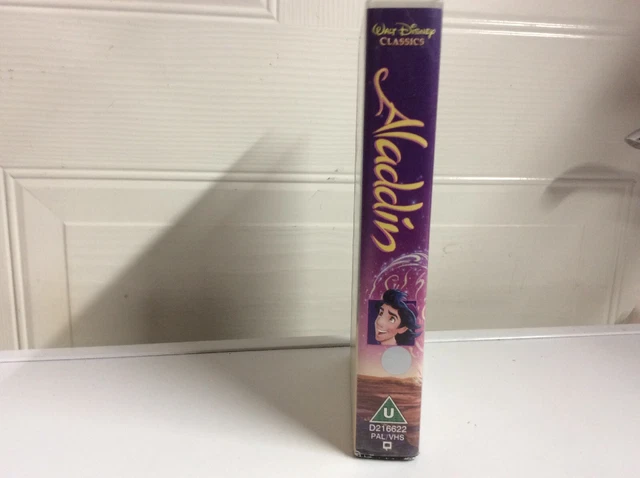 ALADDIN VHS WALT Disney Classics Aladdin Vhs Vintage Video Tested ALADDIN VHS WALT Disney Classics Aladdin Vhs Vintage Video Tested