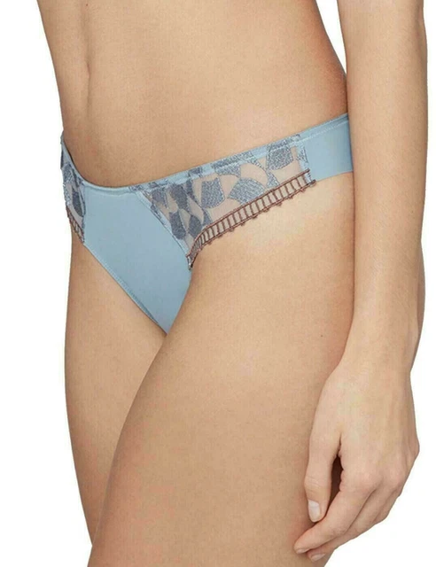Tanga LOU Sage Promesse Noir - Taille 38 (36 EU) - Neuf Avec étiquettes