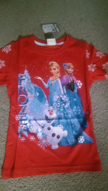 Frozen T-Shirt- Elsa, Olaf And Anna