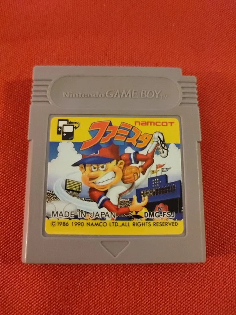 Famista Game Boy - Cartouche Vintage Namco Testée Fonctionnelle Avec Étui
