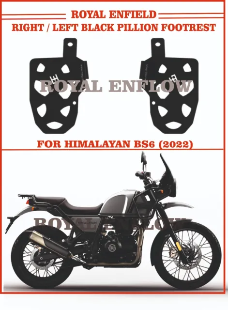 Royal Enfield Right/Left Black Pillion Footrest for HIMALAYAN BS6 (2022)