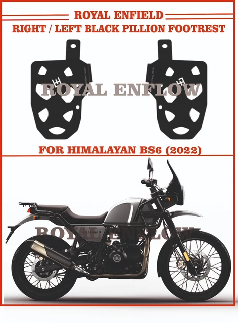 Royal Enfield Right/Left Black Pillion Footrest for HIMALAYAN BS6 (2022)
