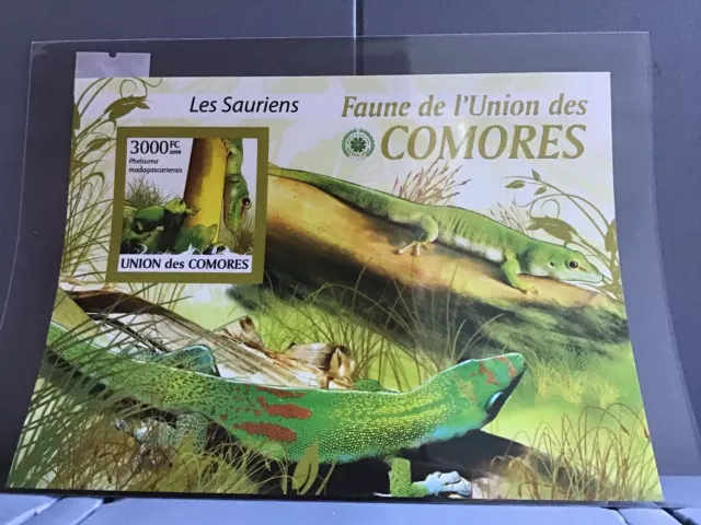 Comoro Islands 2009 Lizards   mint never hinged stamps sheet R24102