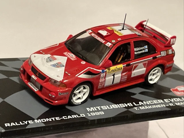 Collector Rally Car Model 1/43 Scale IXO Rally Car – Mitsubishi