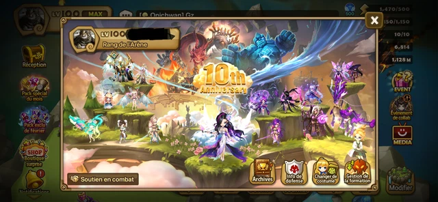 Summoners war : MELLEUR TEAM F2P POUR LE ROYAUME SPRTUEL (-30s