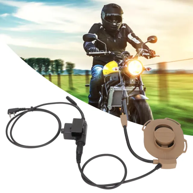 Auriculares de casco militar para motocicleta con micrófono de dedo U94 PTT para Ico OCH