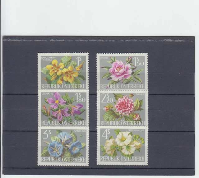 Wiener Int. Gartenschau WIG 1964 ANK 1175-1180 postfrisch Österr. Post 1964