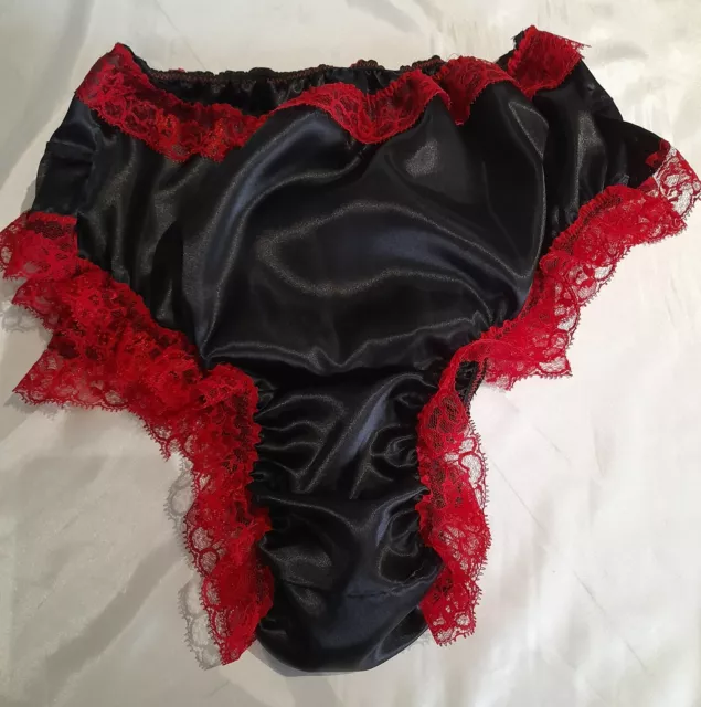 sissy adult baby satin ruffle panties mens lingerie knickers all sizes  colours