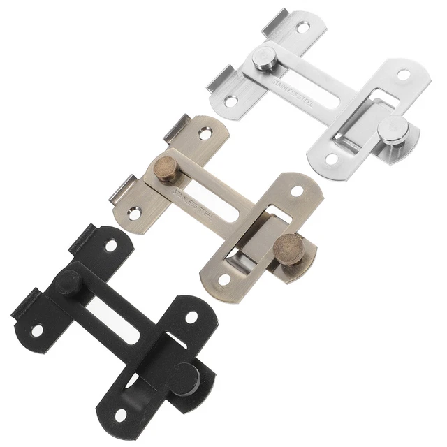 3 piezas cerradura de puerta corredera cerradura de puerta antirrobo cerradura de puerta de armario espesar