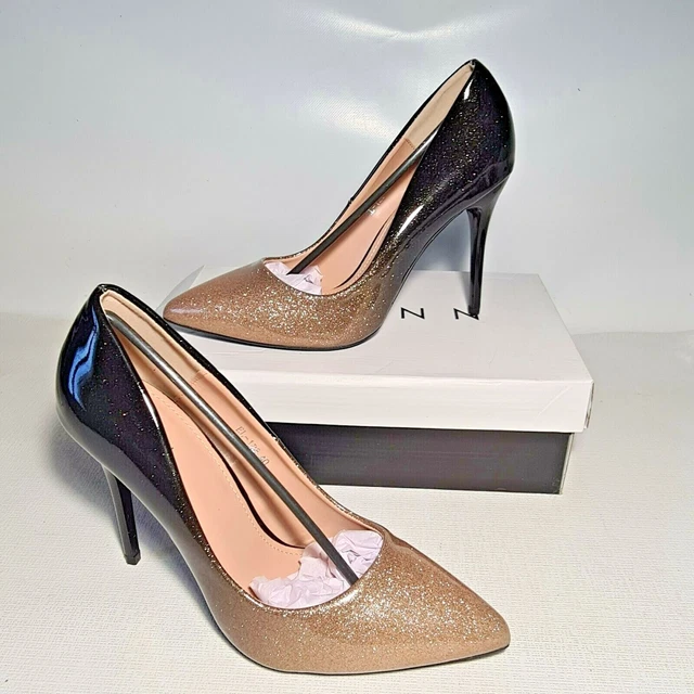 Escarpins à Talons Hauts Erynn Couleur Or - Taille 40, Neufs Avec Boîte