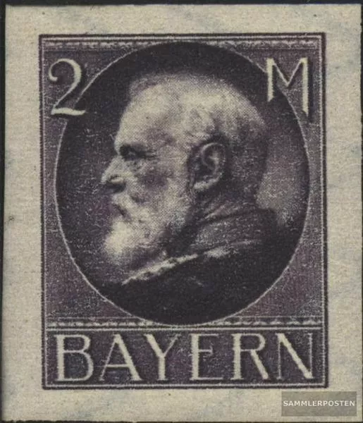 Bayern 105II B mit Falz 1916 König Ludwig III