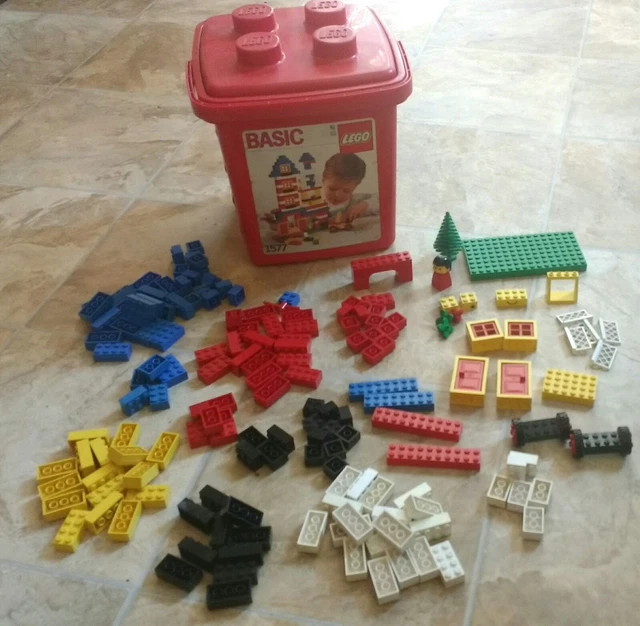 Vintage Lego Bucket LEGO Creator 4085 Vintage Bucket Filled With