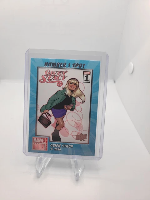 2020-21 Mint Marvel Annual Gwen Stacy Upper Deck Card Number 1 Spot N1S-18