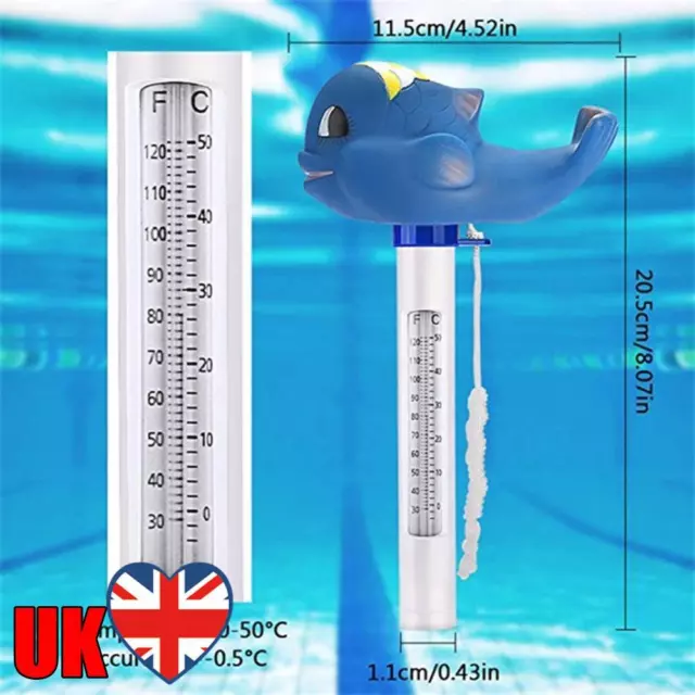 Cartoon Animals Thermometer Versatile Funny Bath Thermometer for Spas Hot Tubs