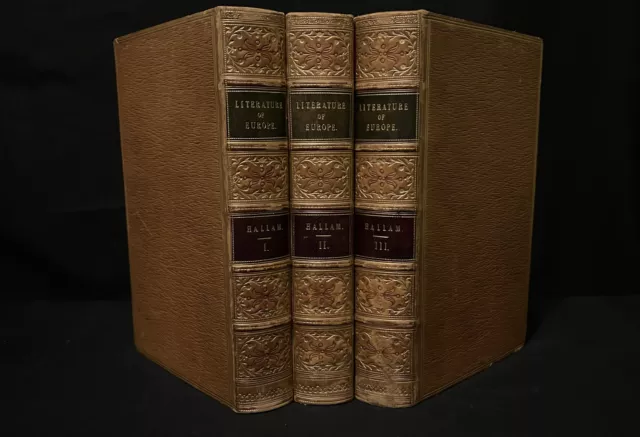 Introduction to the Literature of Europe... 1847.