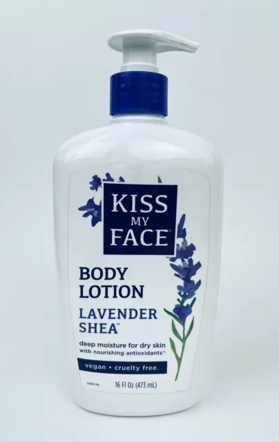 Kiss My Face Body Lotion Lavender Shea 16 fl oz