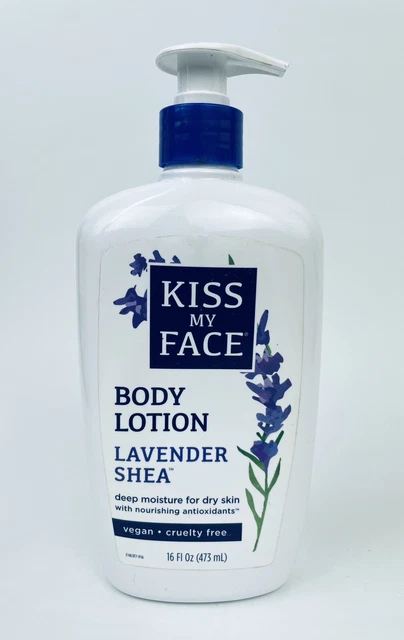 Kiss My Face Body Lotion Lavender Shea 16 fl oz