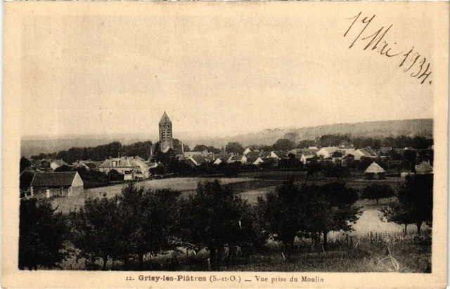 CPA GRISY-les-PLATRES - Vue prise du Moulin (107424)
