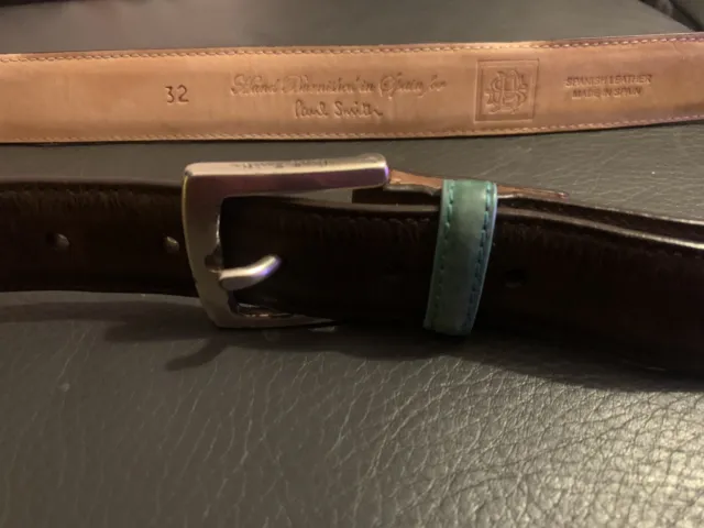 Paul Smith Belt Size 12 Used Brown