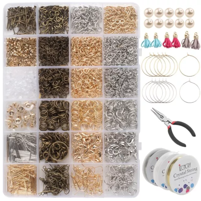 Jewelry Making Necklace Repair Kit Jewelry Making Supplies with Jump Rings