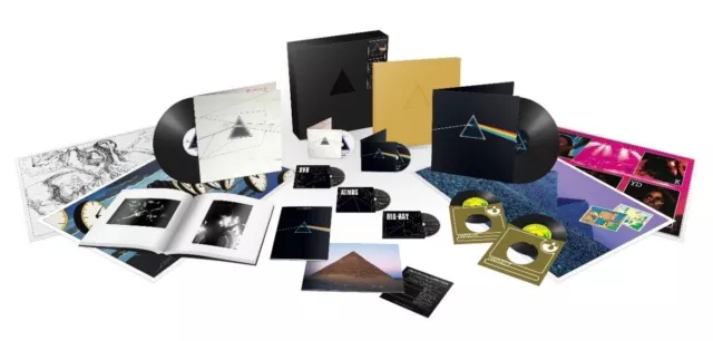 Pink Floyd - The Dark Side Of The Moon (50Th) 2LP+2CD+2BD +DVD +2x7 "+ Book Pré