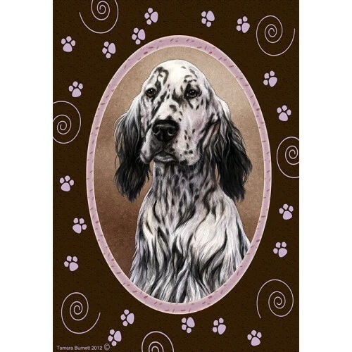 Paws Garden Flag - Blue Belton English Setter 174691