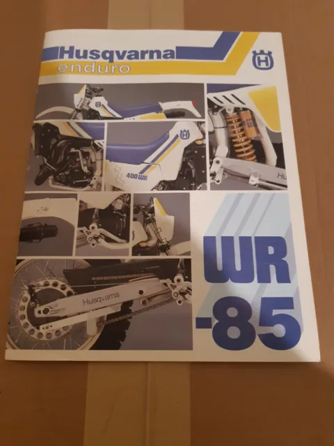 Husqvarna Enduro 1985 Motorbike Sales Brochure Leaflet Original