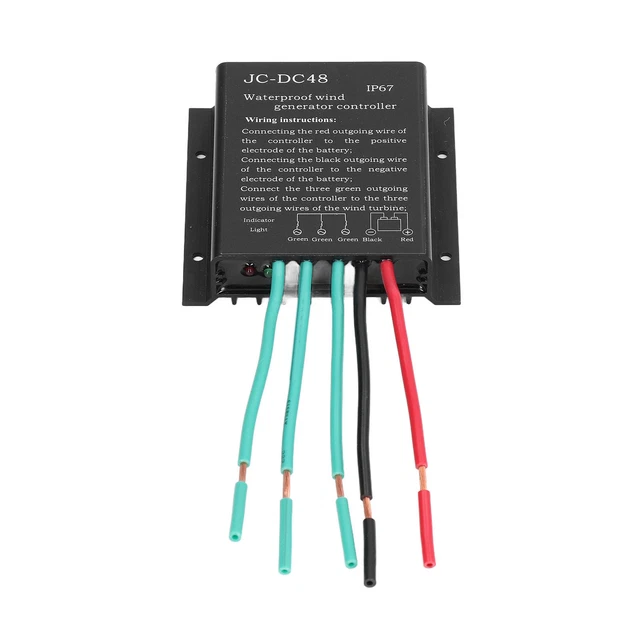 Wind Turbine Charge Controller 48V 400W IP67 Waterproof Mini Wind Turbine