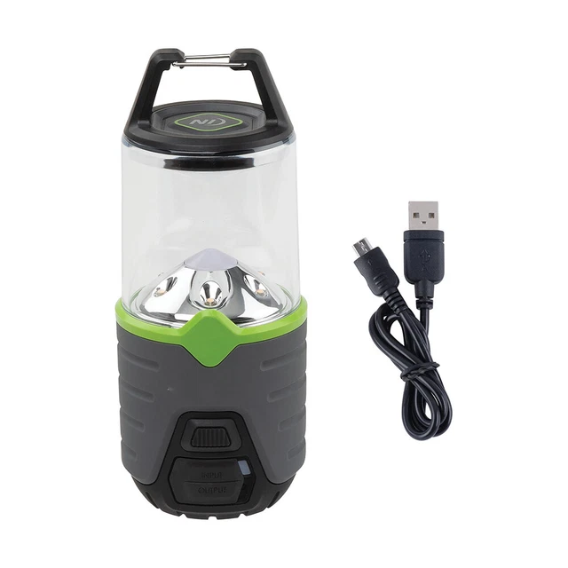 314 Lumen LED Camping Lantern Rechargeable Flashlight Water Resistant Durable