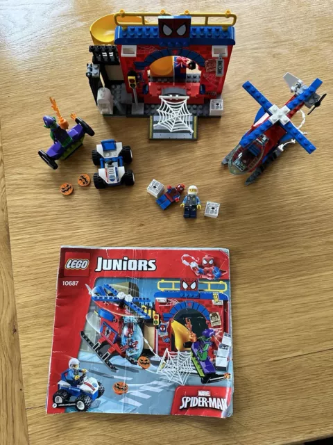 LEGO JUNIORS SPIDER MAN Hideout 10687 with instructions no box 4.99 PicClick UK