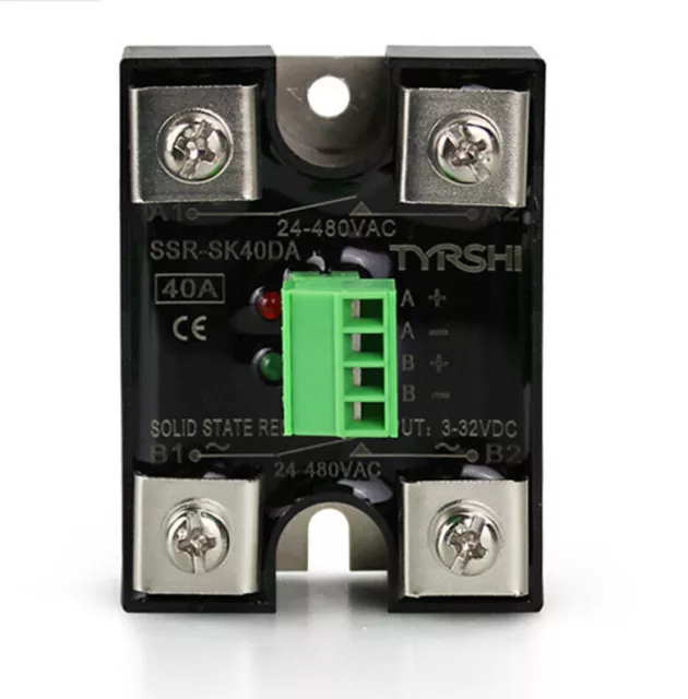 SSR-SK40DA dual-channel dual-control DC-AC single-phase solid-state relay 3