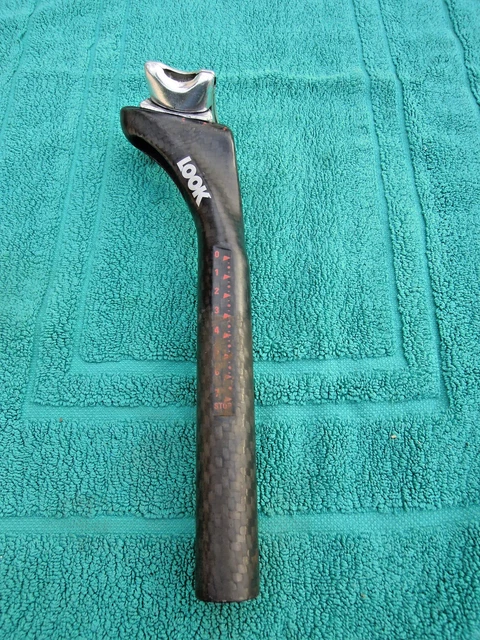 Tige De Selle Carbone Look Ergopost 2 Ti - 25mm X 265mm - Neuf NOS