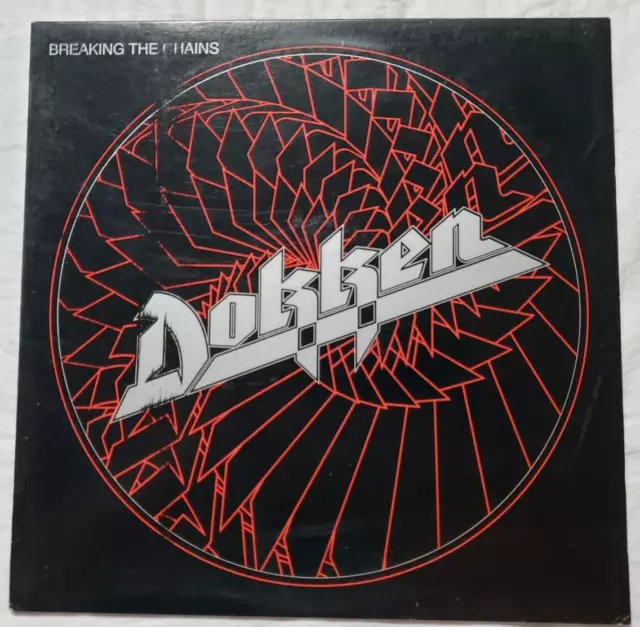 Vintage Dokken Breaking The Chains 180g Vinyl LP Record Album 1983 VG+