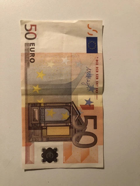 billets 50 euros 2002