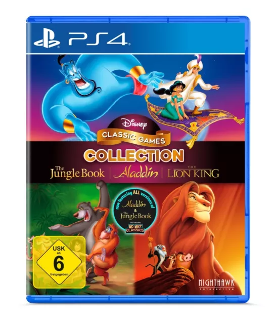 Disney Classic Games - Jungle Book, Aladdin, Lion King PlayStation 4 PS4 Spiel