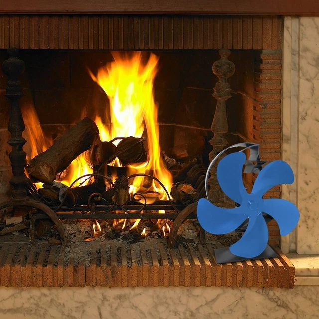 Ventilatore Per Stufa A Legna Autoalimentato - 7 Pale, Ecologico, Rosso, Circolazione Calore Efficiente - Foto 8