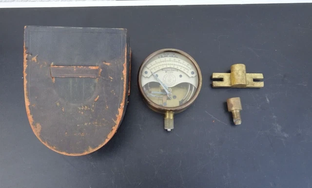 Altes Kontroll Manometer Dollfs & Helle