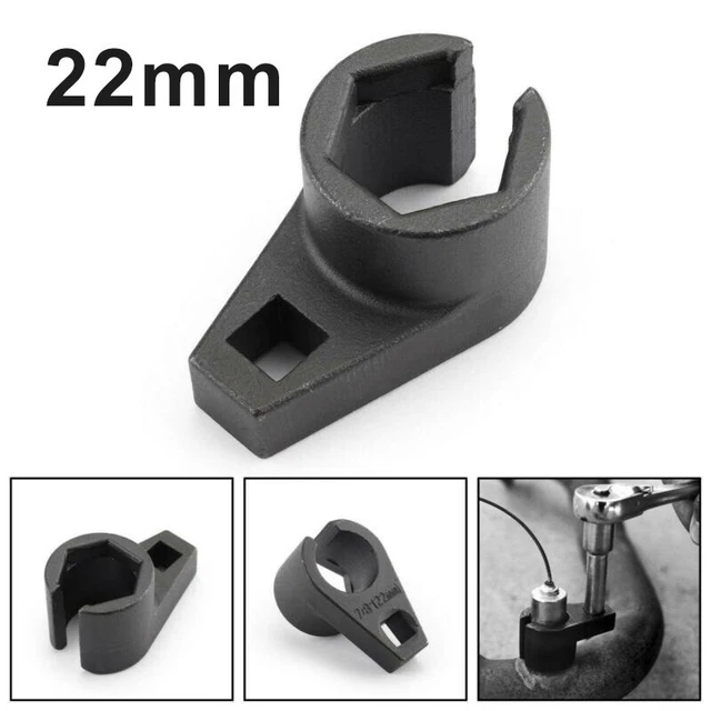 Sensor Socket Removal Tool DIY Universal 22mm O2 Wrench Equipment Steel 1pc