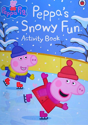 Peppa Pig Peppa's Snowy Fun Activity Book Kids Toddlers Children Girls Boys NEW