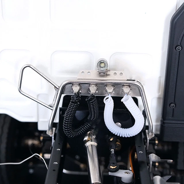 Wire Rack Metal Tube Line Bracket With Spotlight G-6135LESU for 1/14 TamiyaTruck