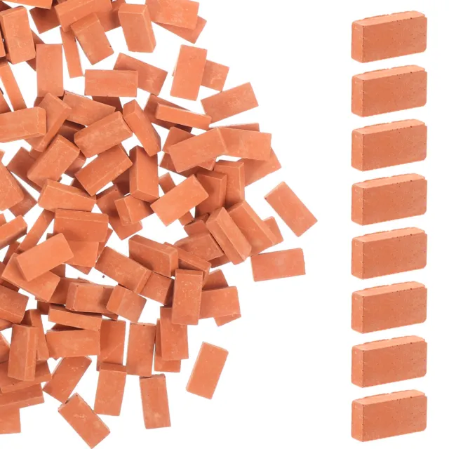 200 Pcs Bricks Stackable Models Cinder Blocks Miniatures Crafts Fake Landscape