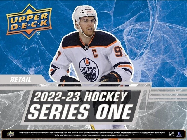 2022-23 Upper Deck Series 1 Hockey Retail Box (24 Packs/8 Cards)