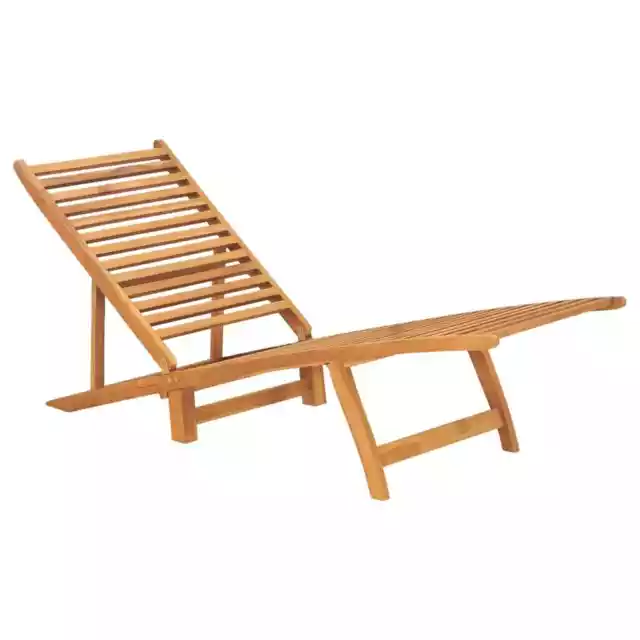 Chaise longue Bois de teck solide