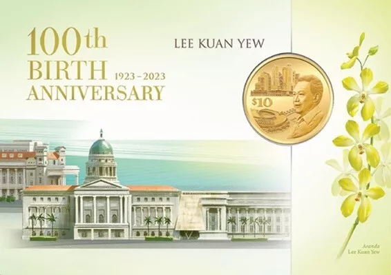 2023 Commemorative Lee Kuan Yew 100th Anniversary LKY100 $10 Coin (Folder)