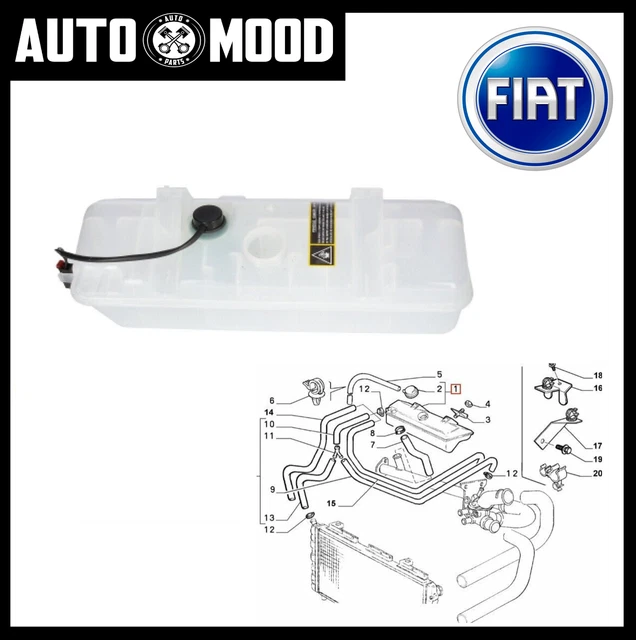SERBATOIO VASCHETTA ACQUA RADIATORE ORIGINALE FIAT DUCATO Dal 1994   1320606080