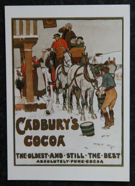 Cadbury's Cocoa Poster Cecil Aldin Unused Modern Era Advertising Advert Postcard